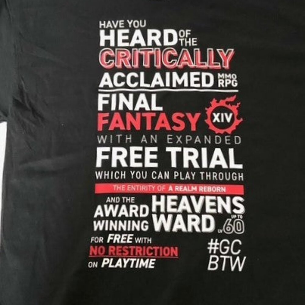 "Have You Heard ..." Adult Black NOS Large T-Shirt